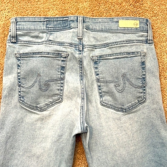 Adriano Goldschmied The Farrah High Rise Skinny Ankle Raw Hem Jeans - Picture 4 of 9